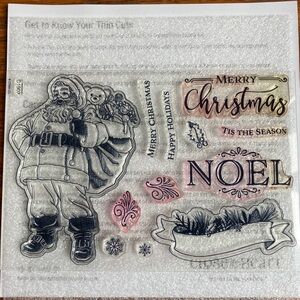 Close to My Heart, C1907 “Holly and Ivy - Cardmaking” Acrylic Stamp & Thin Cuts